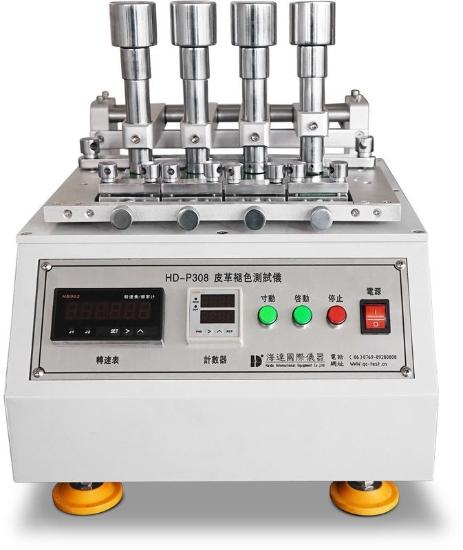 ISO11640  IULTCS Color Fastness Testing Equipment Leather Rubbing Fastness Tester